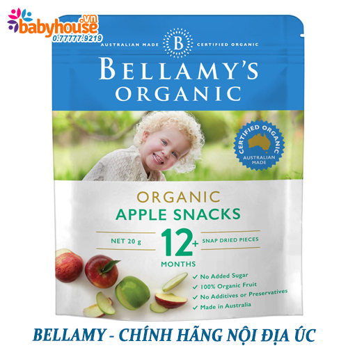 banh an dam snacks tao say huu co bellamy organic